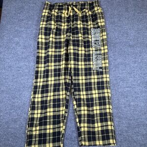Broken Arrow Ohio Pyle Flannel Pajama Pant Men XL Yellow Black Plaid Lounge Pant